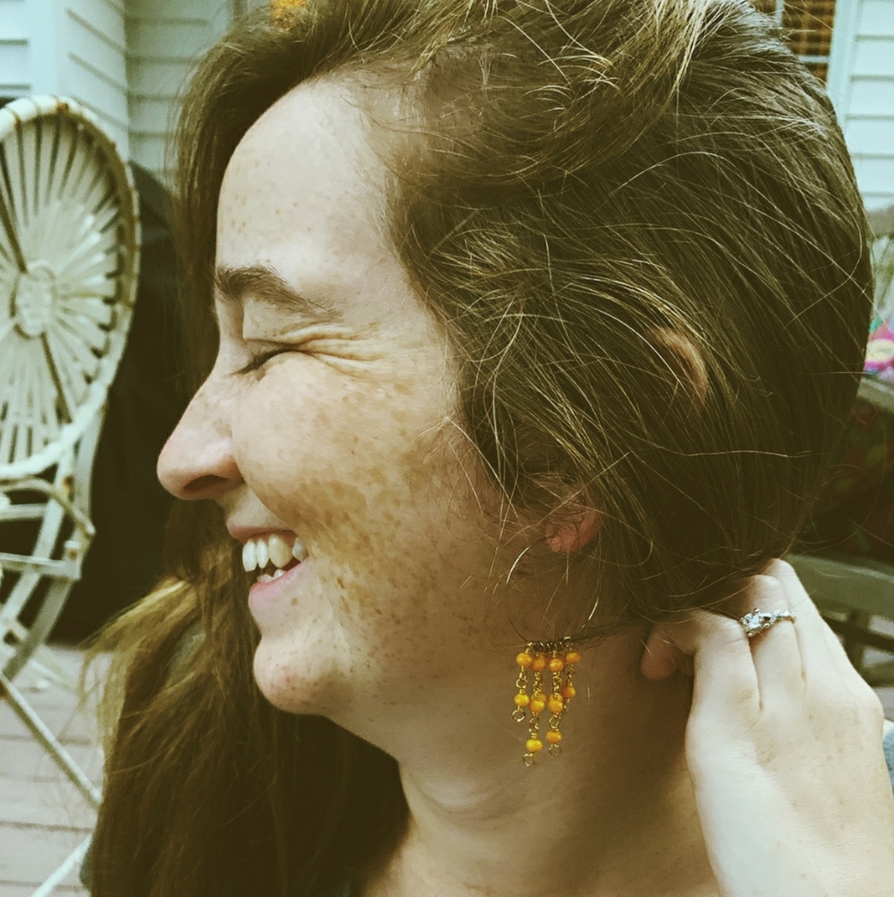 VICTORIA BEADED CHANDELIER HOOPS